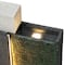 Glitzhome® 38.25" Modern LED Textured Surface Outdoor Floor Fountain